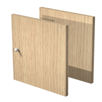 Coppia antine per libreria Rainbow - 32,2 x 32,1 cm - rovere - Artexport - 2A MaxC/C - DMwebShop