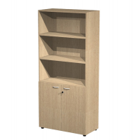 Armadio modulare componibile - a 2 ante basse - 90 x 45,8 x 200 cm - rovere - Artexport - AR/ST/AB_C - DMwebShop