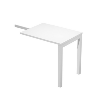 Allungo Agora' - DX-SX - 80 x 60 x 72,5 cm - melaminico - bianco - Artexport - SOL-ALL_3 - DMwebShop
