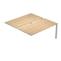 Postazione doppia aggiuntiva per scrivanie Agora' - 180 x 168 x 72,5 cm - rovere - Artexport - BENCH180X2SEG_C - DMwebShop