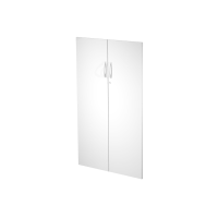 Coppia ante Agora' - per mobile contenitore medio - melaminico - bianco - Artexport - AMH_3 - DMwebShop
