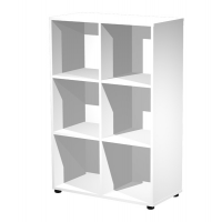 Contenitore Maxi Rainbow - 6 caselle a giorno - 80 x 40 x 120,6 cm - bianco - Artexport - 6MAXM/A/B-3 - DMwebShop