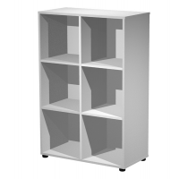 Contenitore Maxi Rainbow - 6 caselle a giorno - 80 x 40 x 120,6 cm - grigio - Artexport - 6MAXM/A/B-5 - DMwebShop