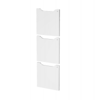 Set 3 ante per casellari Maxi Rainbow - con serratura - 36,8 x 36,8 cm - bianco - Artexport - 3aMAXM-3 - DMwebShop