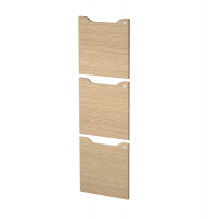 Set 3 ante per casellari Maxi Rainbow - con serratura - 36,8 x 36,8 cm - rovere - Artexport - 3aMAXM-C - DMwebShop