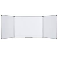 Lavagna magnetica Maya Trio - 90x240 cm - aperta - bianco - Bi-office - TR02030207170 - 5603750517733 - DMwebShop