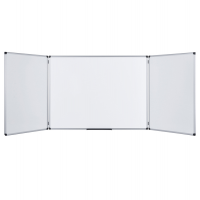 Lavagna magnetica Maya Trio - 90x240 cm - aperta - bianco - Bi-office - TR02030207170 - 5603750517733 - DMwebShop