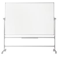 Lavagna magnetica girevole Earth - 120 x 150 cm - bianco - Bi-office - RQR0424GR - 5603750001188 - DMwebShop