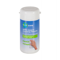 Salviette di pulizia per lavagne bianche Earth-it - conf. 100 pezzi - Bi-office - BC08 - 5603750620013 - DMwebShop