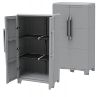 Armadio Transforming Modular 3 - 78 x 43,6 x 143 cm - PPL - grigio - Terry 1002921