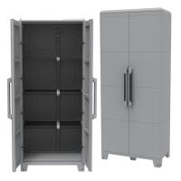 Armadio Transforming Modular 4 - 78 x 43,6 x 184,4 cm - PPL - grigio - Terry - 1002905 - 8005646029059 - DMwebShop