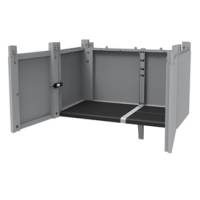 Transforming Extension Kit per armadi Modular - 78 x 43,6 x 41,4 cm - PPL - grigio - Terry - 1002907 - 8005646029073 - DMwebShop