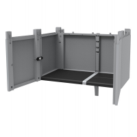 Transforming Extension Kit per armadi Modular - 78 x 43,6 x 41,4 cm - PPL - grigio - Terry - 1002907 - 8005646029073 - DMwebShop