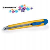 Cutter con bloccalama Premium - 9 mm - 2 lame incluse - Starline - STL SX-42 - STL (SX-42) - 8025133102942 - DMwebShop