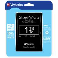 Hard disk - Store 'N'Go Usb 3.0 - Nero - 1Tb - Verbatim - 53023 - 23942530237 - DMwebShop
