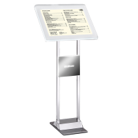 Leggio da pavimento Menu Board LEDMAG - cornice A4 - retroilluminata a LED - altezza 110 cm - Tecnostyl LDM-204