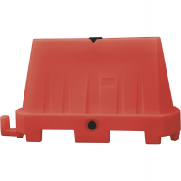 Barriera stradale tipo New Jersey - 100 x 40 x 70 cm - rosso - Cartelli Segnalatori - NJT070R - 8807640701500 - DMwebShop