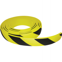Paracolpi in rotolo da 5 metri - gomma NBR - larghezza 6 cm - giallo-nero - Cartelli Segnalatori - PGV500 - 3321360002761 - DMwebShop