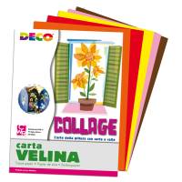 Carta velina - 50 x 76 cm - assortimento 5 colori caldi - busta 25 fogli - Deco - 10732 - 8004957107326 - DMwebShop