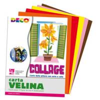 Carta velina - 50 x 76 cm - assortimento 5 colori caldi - busta 25 fogli - Deco - 10732 - 8004957107326 - DMwebShop