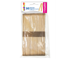 Stecca in legno - 18 x 150 mm - CWR - conf. 50 pezzi - Deco - 11690 - 8004957998191 - DMwebShop