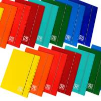 Cartellina One Color - con elastico - 3 lembi - 26 x 35 cm - dorso 12 mm - colori assortiti - conf. 6 pezzi - Blasetti - 6506 - 8007758165069 - DMwebShop