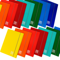 Cartellina One Color - con elastico - 3 lembi - 26 x 35 cm - dorso 12 mm - colori assortiti - conf. 6 pezzi - Blasetti - 6506 - 8007758165069 - DMwebShop