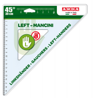Squadra per Mancini - 45 gradi - 30 cm - Arda 28730MAN