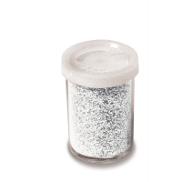 Glitter flacone grana fine - 25 ml - argento - Deco - 06656/1 - 8004957055863 - DMwebShop