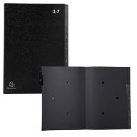 Classificatore numerico 1/7 Ordonator - 25 x 33 cm - nero - Exacompta - 57007E - 3130630570073 - DMwebShop