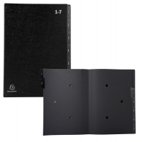 Classificatore numerico 1/7 Ordonator - 25 x 33 cm - nero - Exacompta - 57007E - 3130630570073 - DMwebShop