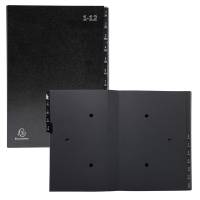 Classificatore numerico 1/12 Ordonator - 25 x 33 cm - nero - Exacompta - 57012E - 3130630570127 - DMwebShop