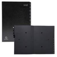 Classificatore numerico 1/12 Ordonator - 25 x 33 cm - nero - Exacompta - 57012E - 3130630570127 - DMwebShop