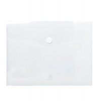 Busta a tasca con chiusura in velcro - PPL - 24 x 32 cm - trasparente - conf. 5 pezzi - Exacompta - 56421E - 3130630564218 - DMwebShop