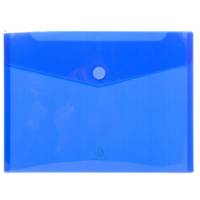 Busta a tasca con chiusura in velcro - PPL - 24 x 32 cm - blu-trasparente - conf. 5 pezzi - Exacompta - 56422E - 3130630564225 - DMwebShop