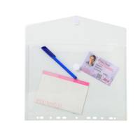 Busta forata con chiusura in velcro - PPL - 24 x 32 cm - trasparente - conf. 5 pezzi - Exacompta - 57381E - 3130630573814 - DMwebShop