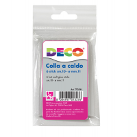 Colla per pistola grande - Ø 11 mm - lunghezza 10 cm - conf. 6 pezzi - Deco - T705W - 8004957013276 - DMwebShop