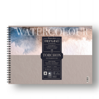 Blocco Watercolour Torchon - 21 x 29,7 cm - 12 fogli - 300 gr - spiralato - Fabriano - 19100280 - 8001348197218 - DMwebShop