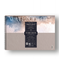 Blocco Watercolour Torchon - 21 x 29,7 cm - 12 fogli - 300 gr - spiralato - conf. 5 pezzi - Fabriano - 19100280 - 8001348197218 - DMwebShop