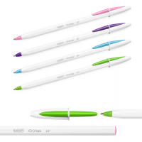 Penna a sfera Cristal Up con cappuccio - punta media 1,2 mm - fun - conf. 20 pezzi - Bic - 950446 - 3086123498341 - DMwebShop