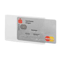 Tasca porta carte di credito RFID Secure - PPL - 5,4 x 8,7 cm - trasparente-argento - conf. 3 pezzi - Durable - 8903-19 - 4005546984605 - DMwebShop