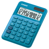 Calcolatrice da tavolo - MS-20UC - 12 cifre - blu - Casio MS-20UC-BU-W-EC