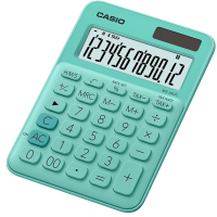 Calcolatrice da tavolo - MS-20UC - 12 cifre - verde - Casio MS-20UC-GN-W-EC