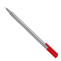 Penna Fineliner triplus - tratto 0,3 mm - rosso - conf. 10 pezzi - Staedtler - 334-2 - 4007817334072 - DMwebShop