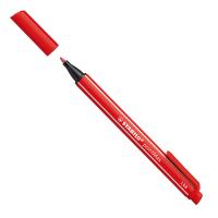 Pennarello PointMax punta feltro - punta 0,8 mm - rosso - Stabilo