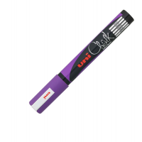 Marcatore a gesso liquido Uni Chalk Marker - punta tonda - 1,8 - 2,5 mm - viola - Uni Mitsubishi - M PWE5M VI - 4902778140086 - DMwebShop