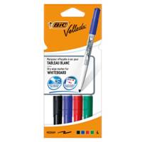 Pennarello Whiteboard Marker Velleda 1741 - punta tonda - 1,4 mm - colori assortiti - astuccio 4 pezzi - Bic - 503842 - 3086120017446 - DMwebShop