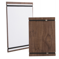 Portamenu' Tablet con elastici legno di noce - 32 x 22 cm - Securit - MC-WALA4-RB - 8719075285336 - DMwebShop