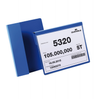 Buste identificative con aletta pieghevole - A5 - orizzontale (21 x 14,8 cm) - conf. 50 pezzi - Durable - 1722-07 - 4005546981741 - DMwebShop