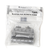 Portamonete - PVC - 1 cent - trasparente - blister 20 pezzi - Holenbecky